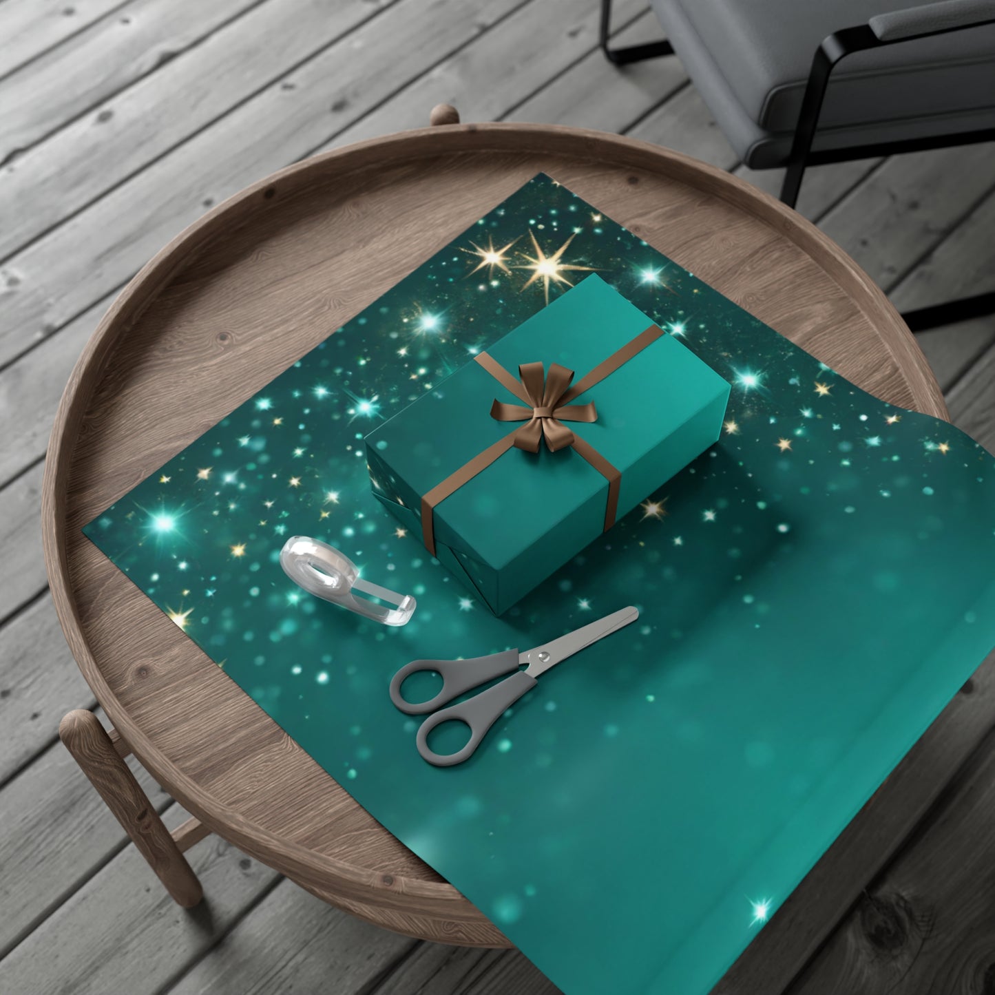 Starfilled Night Gift Wrap Paper – Perfect for Holidays and Celebrations