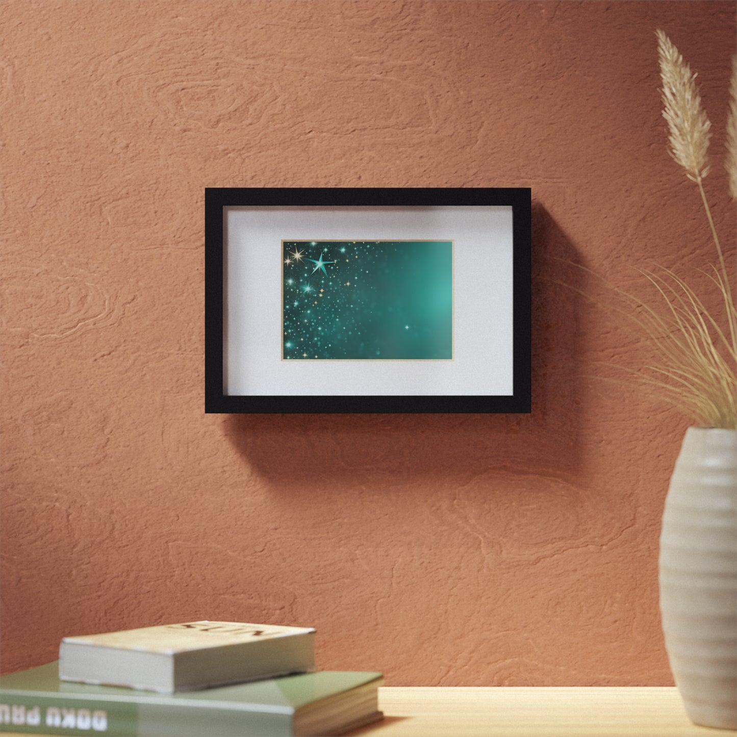 Starfilled Night Decor - Elegant Framed Poster