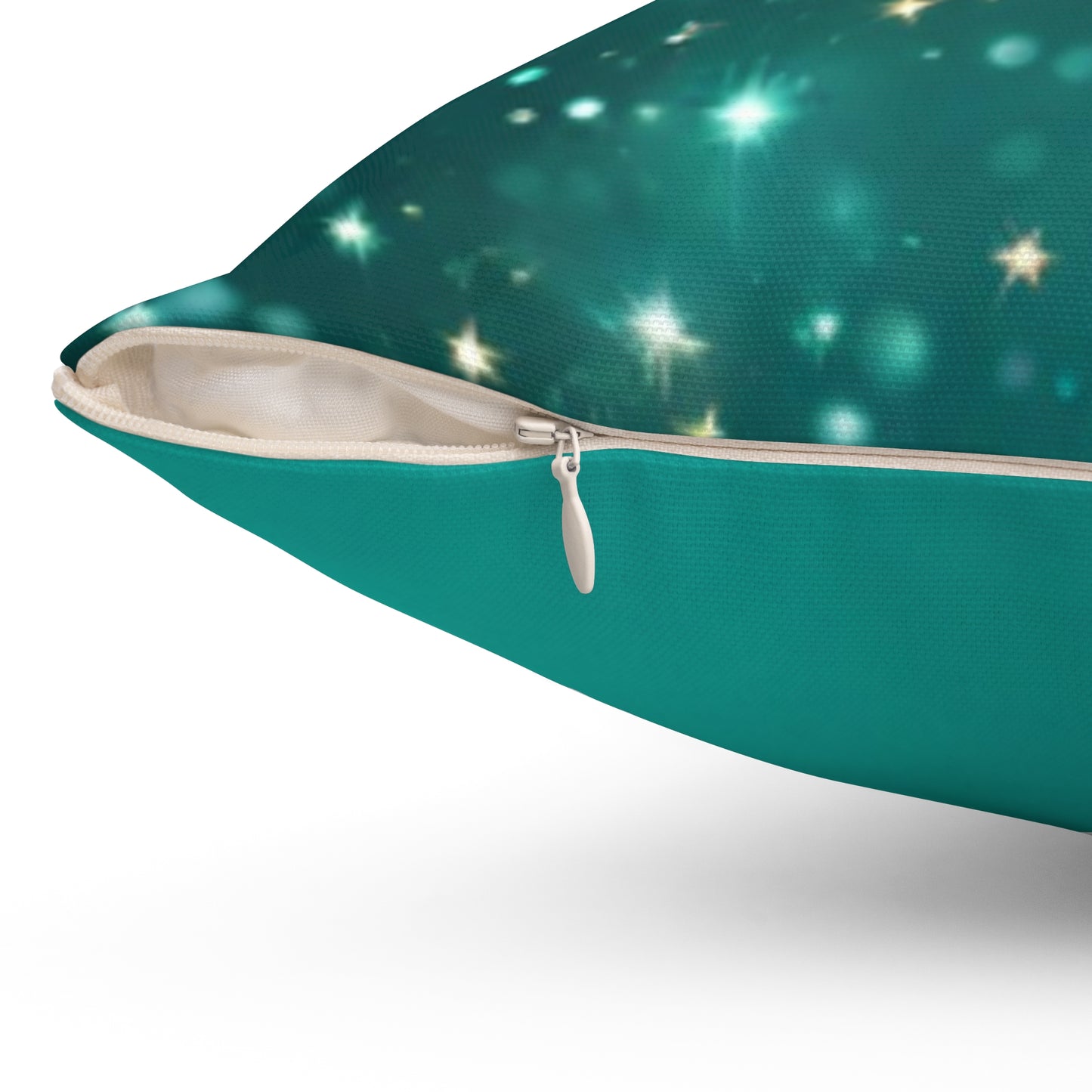 Starfilled Night Spun Polyester Square Pillow - Cozy Home Decor