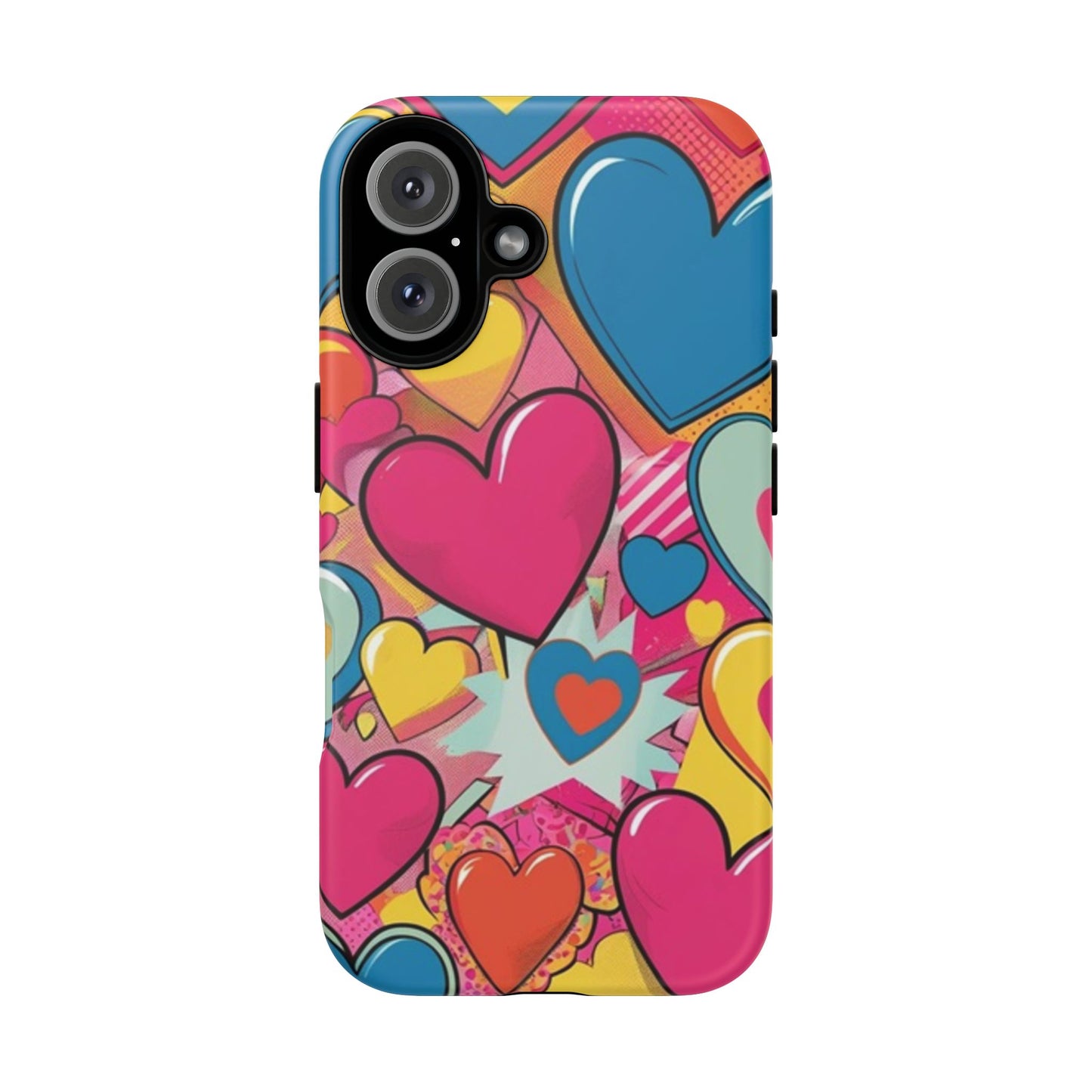 Colorful Art Heart Phone Tough Cases