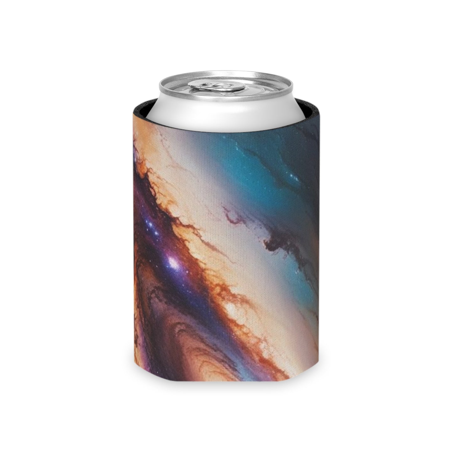 Galactic Can Cooler | Galaxy Drink Insulator, Beach Party Accessory, Camping Gear, Unique Gift for Space Lovers, Cool Beverage Holder