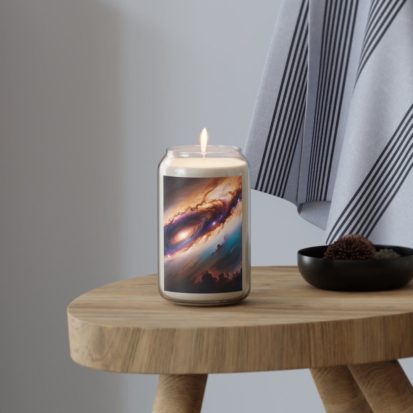 Celestial Scented Candle, 13.75oz | Cosmic Home Decor, Relaxation Gift, Unique Candle for Science Lovers, Starry Night Ambiance