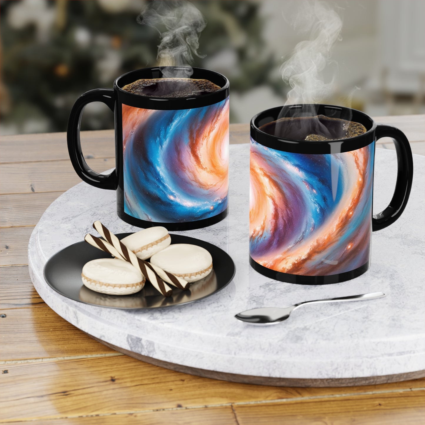 Colorful Universe Swirl Coffee Mug, Celestial Drinkware, Space Theme Mug, Cosmic Mug Gift, Universe Coffee Cup, Astronomy Lover's Present