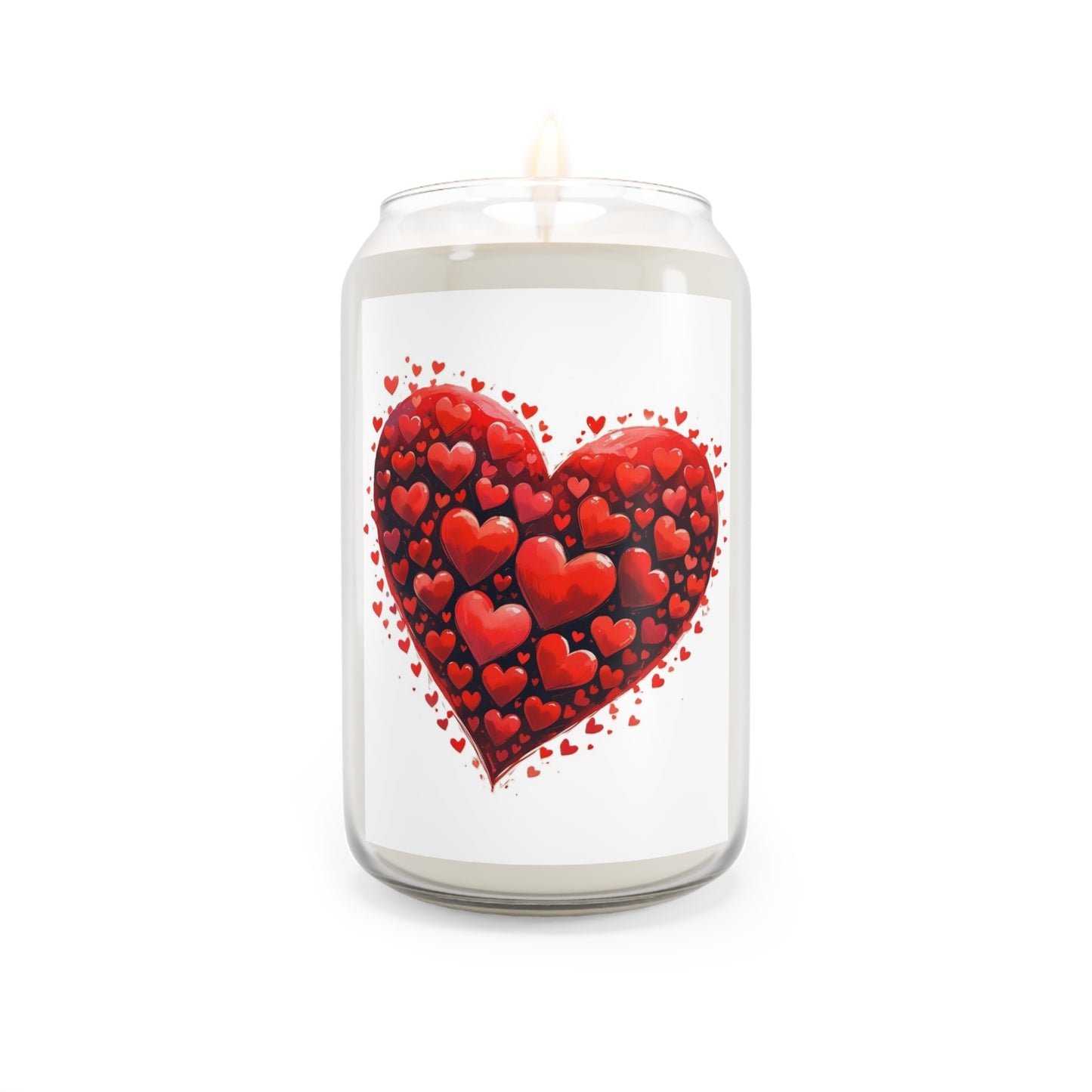 Off Kilter Heart Scented Candle, Decorative Candle, Gift for Space Lovers, Aromatherapy Candle, Unique Home Decor