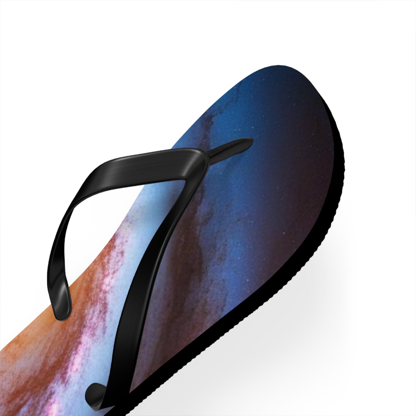 Milky Way Flip Flops - Summer Sandals for Beach, Vacation, Pool, Graphic Footwear, Unique Gift for Relaxation