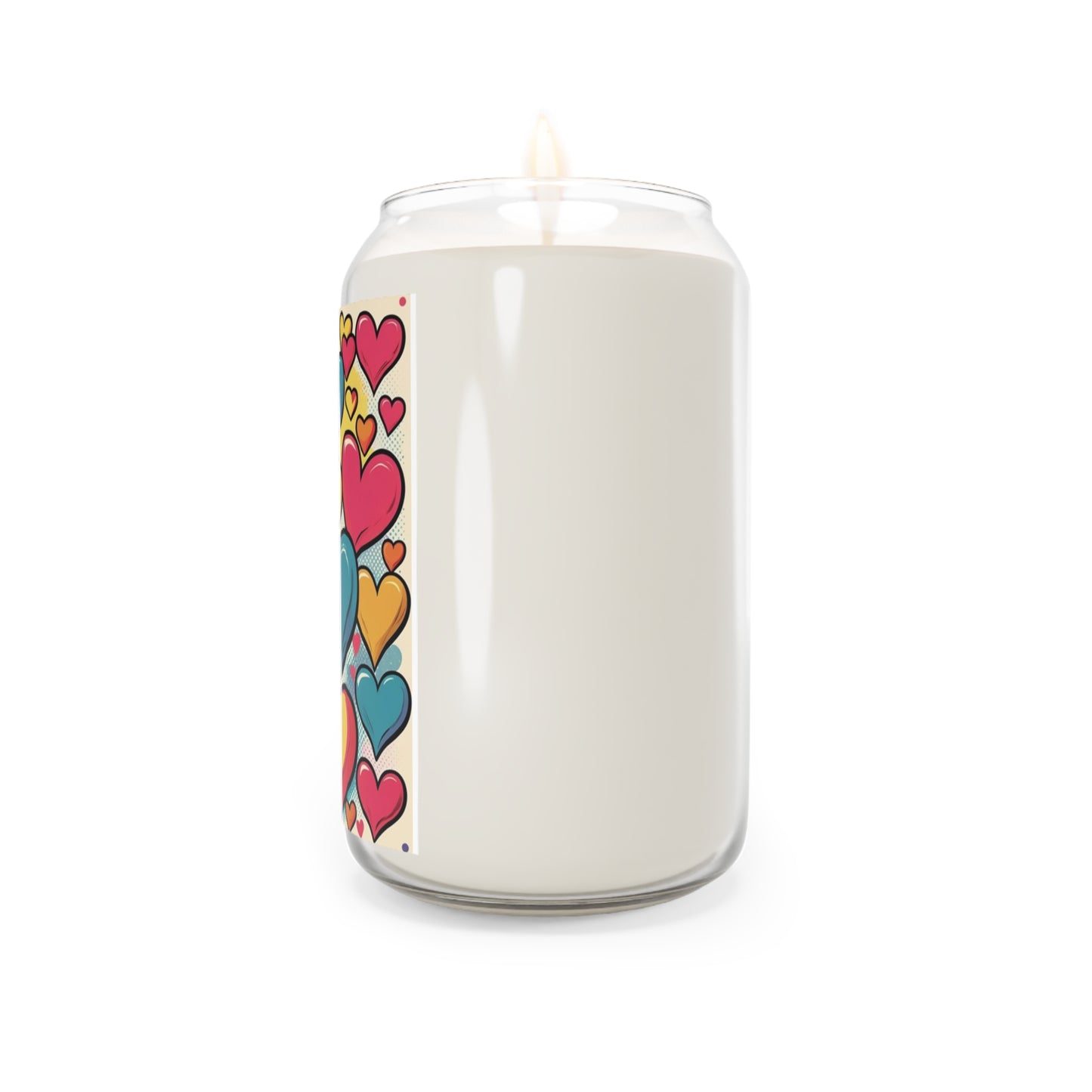 Cartoon Heart Scented Candle, Decorative Candle, Gift for Space Lovers, Aromatherapy Candle, Unique Home Decor