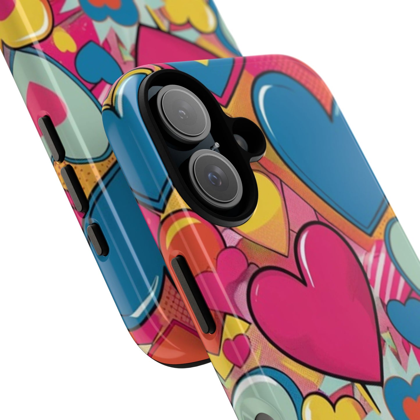 Colorful Art Heart Phone Tough Cases