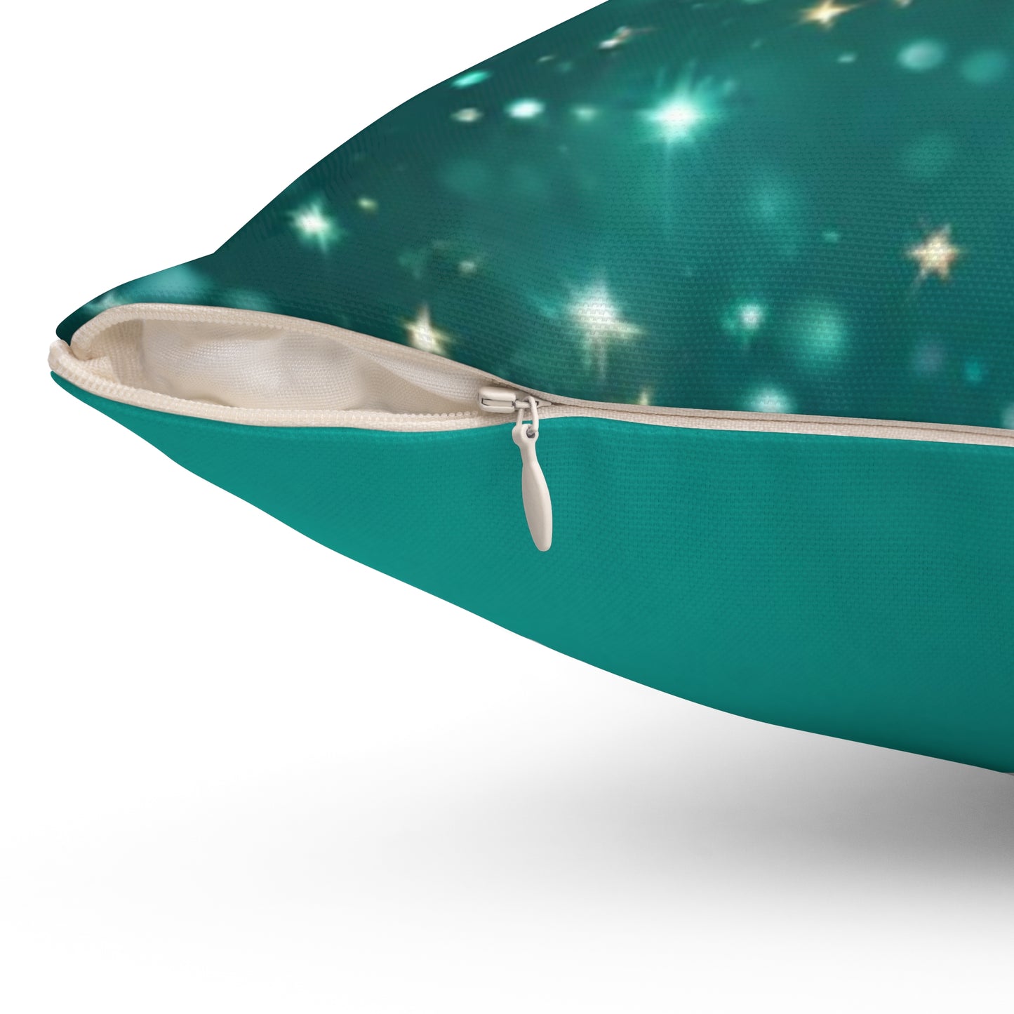Starfilled Night Spun Polyester Square Pillow - Cozy Home Decor