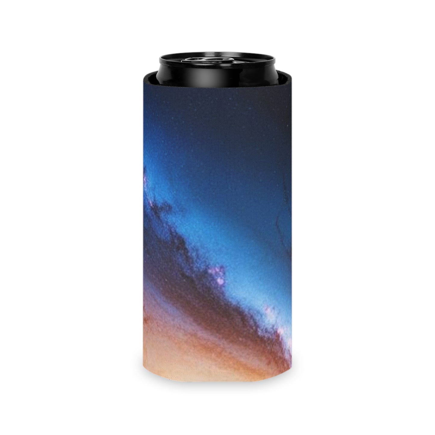 Milky Way Can Cooler | Galaxy Drink Insulator, Beach Party Accessory, Camping Gear, Unique Gift for Space Lovers, Cool Beverage Holder