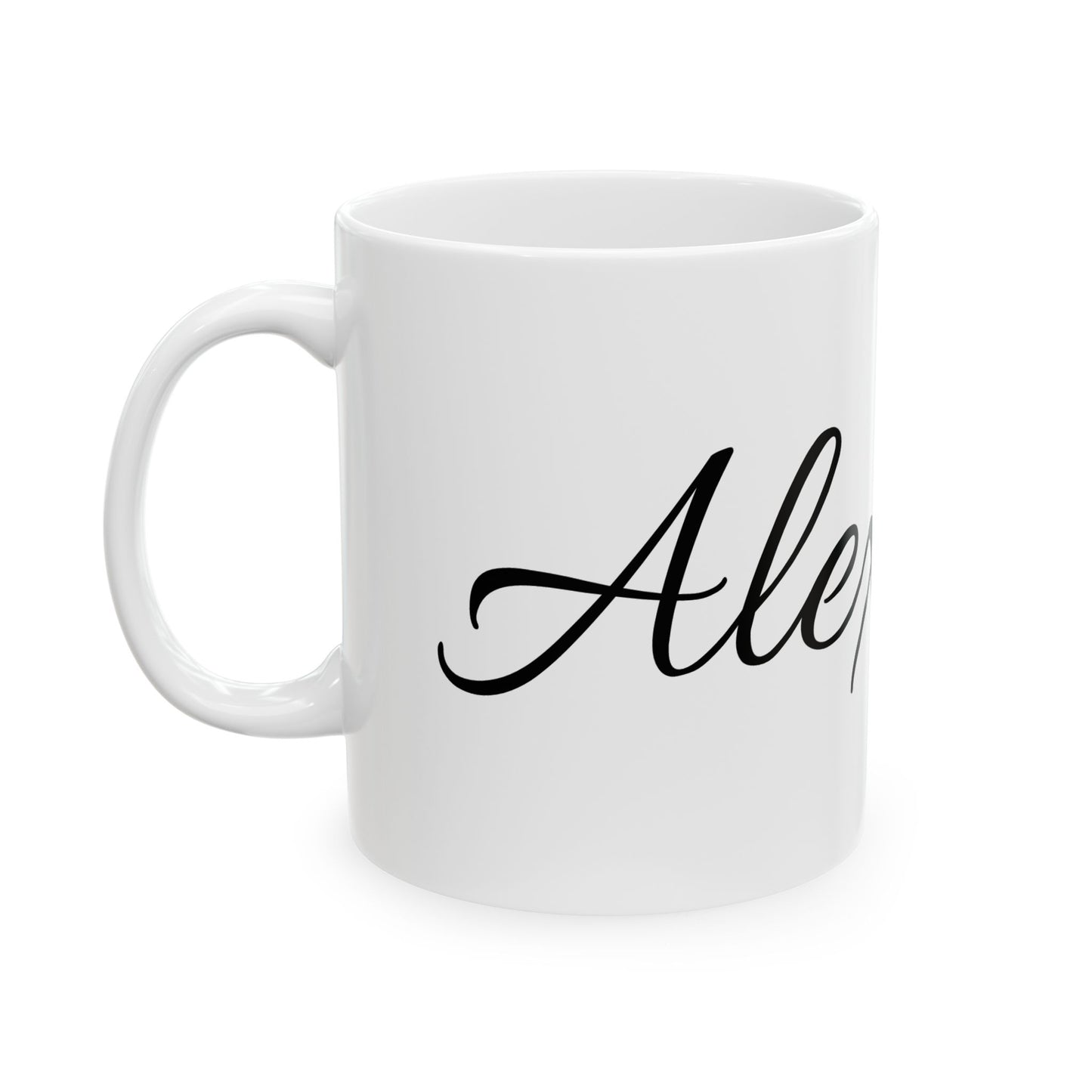 Alexandra Ceramic Mug - Custom Name Coffee Cup for Thoughtful Gift
