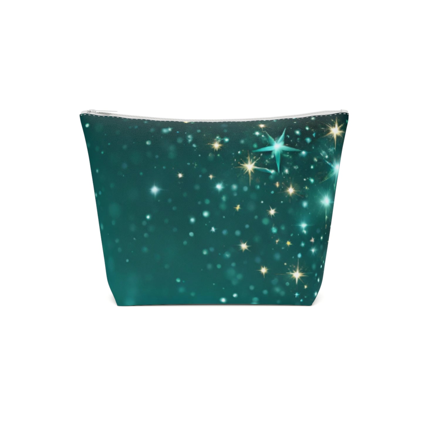 Starfilled Night Cotton Cosmetic Bag - Stars & Sparkle Design