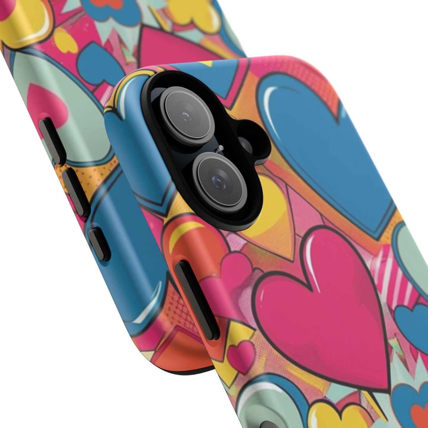 Colorful Art Heart Phone Tough Cases