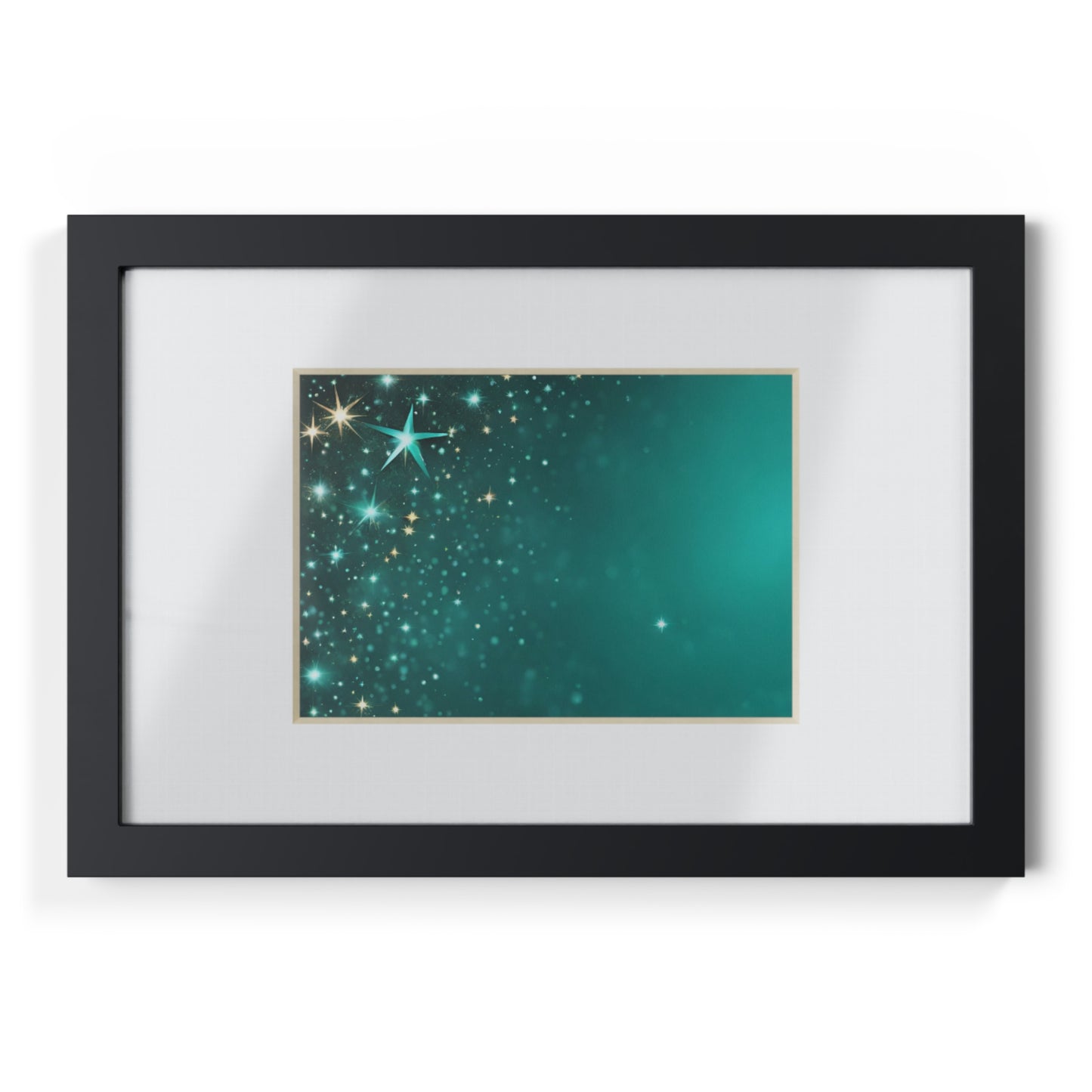 Starfilled Night Decor - Elegant Framed Poster