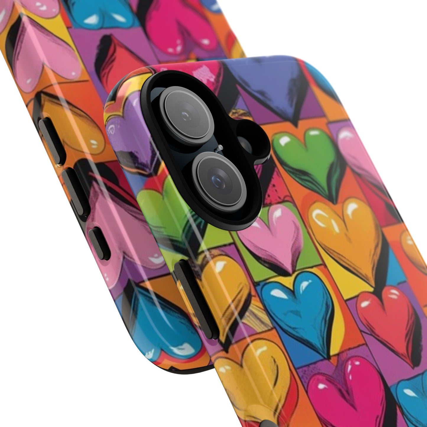 Pop Art Heart Phone Tough Cases