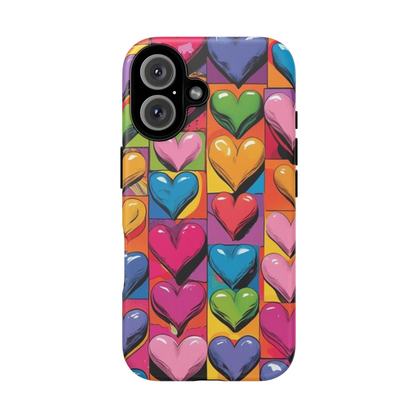 Pop Art Heart Phone Tough Cases