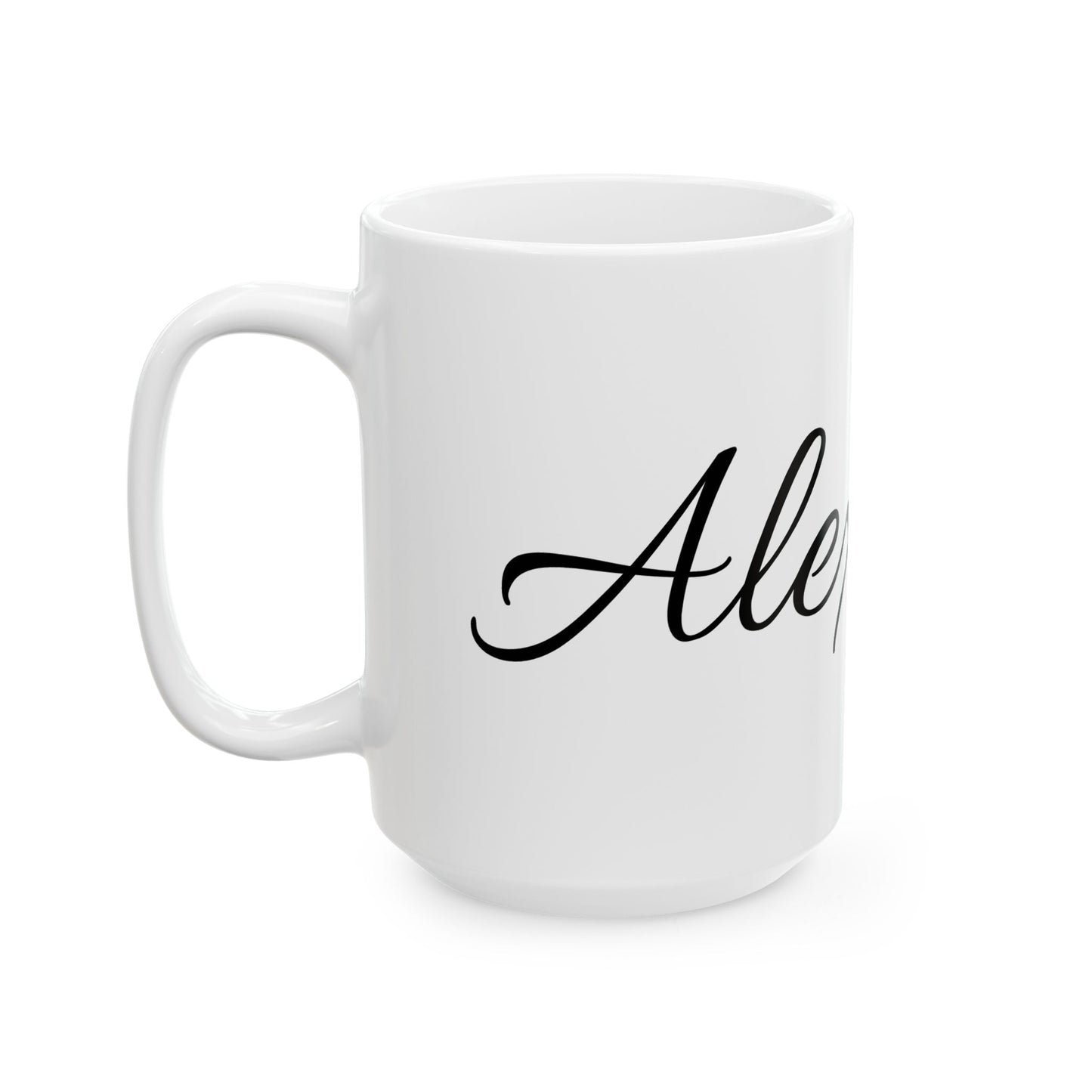 Alexandra Ceramic Mug - Custom Name Coffee Cup for Thoughtful Gift