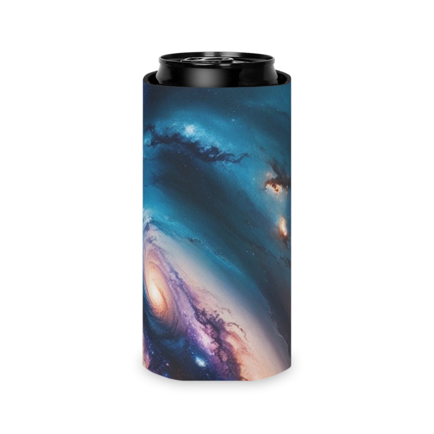 Galactic Can Cooler | Galaxy Drink Insulator, Beach Party Accessory, Camping Gear, Unique Gift for Space Lovers, Cool Beverage Holder