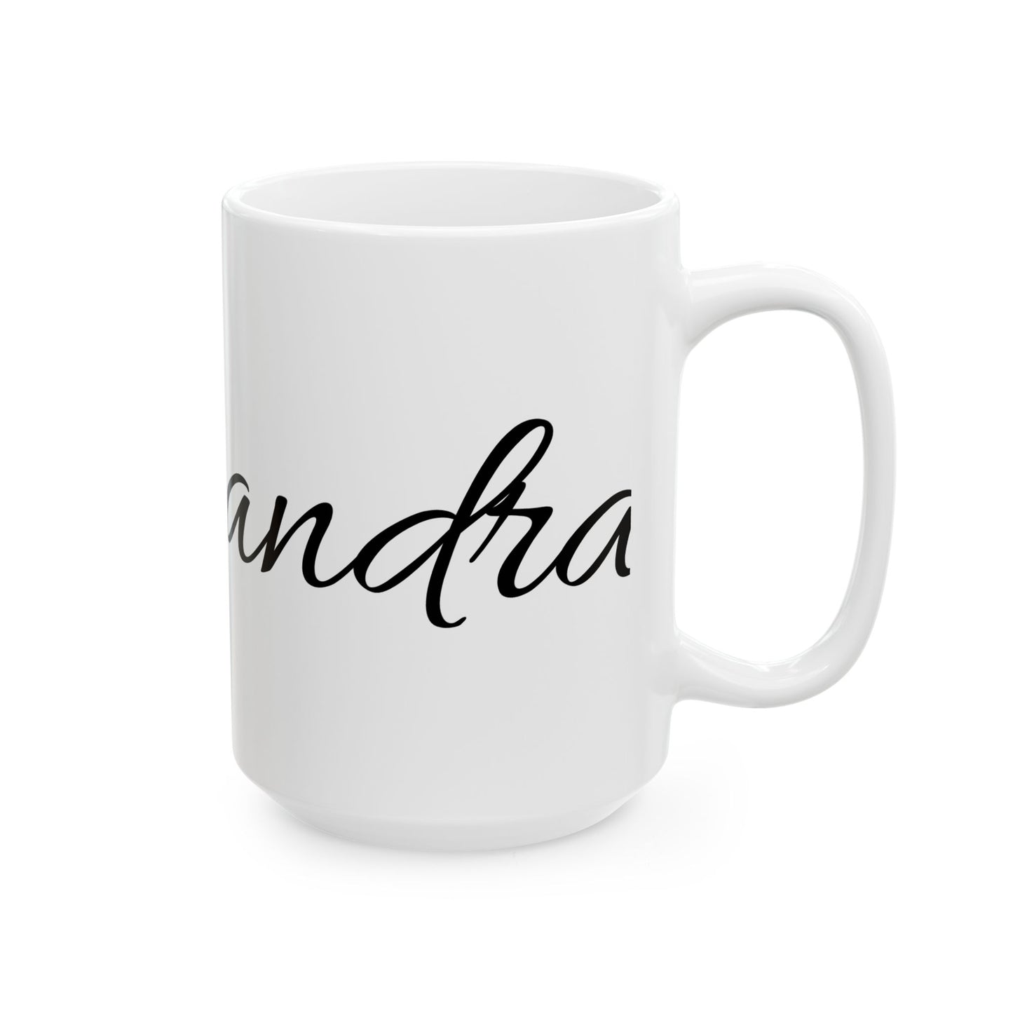 Alexandra Ceramic Mug - Custom Name Coffee Cup for Thoughtful Gift