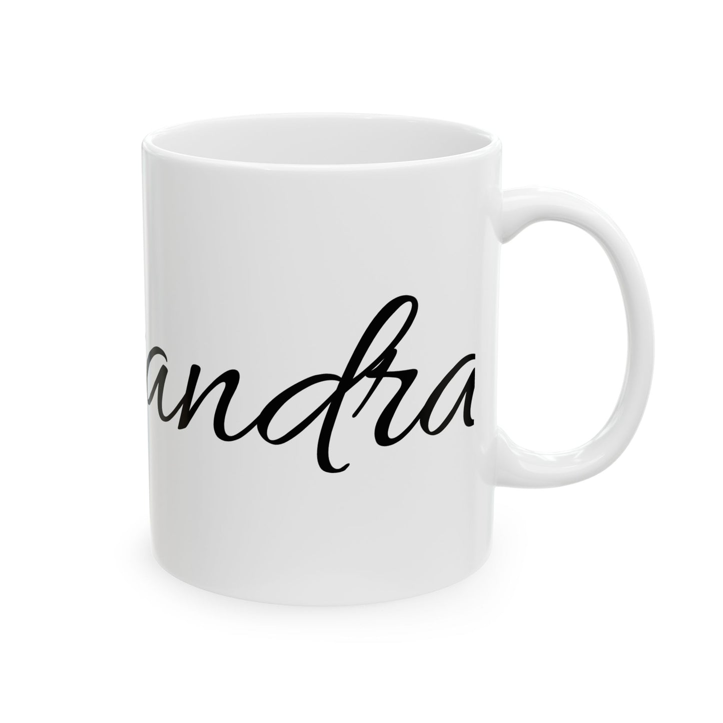 Alexandra Ceramic Mug - Custom Name Coffee Cup for Thoughtful Gift