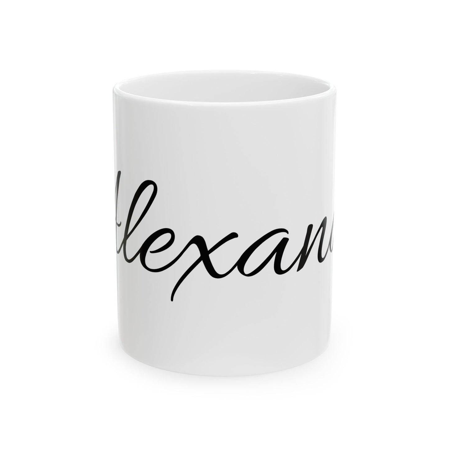 Alexandra Ceramic Mug - Custom Name Coffee Cup for Thoughtful Gift