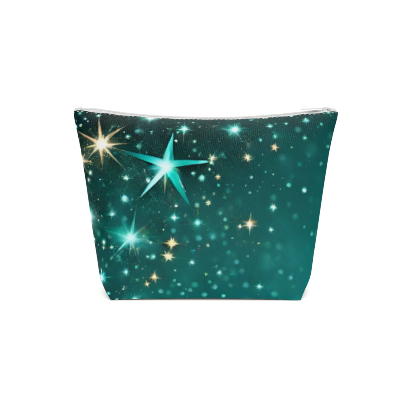 Starfilled Night Cotton Cosmetic Bag - Stars & Sparkle Design