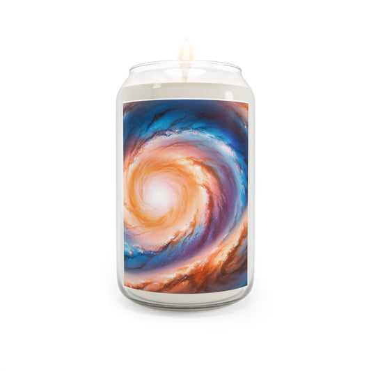 Galaxy Swirl Scented Candle, 13.75oz | Cosmic Home Décor, Aromatherapy Gift, Relaxation, Meditation, Unique Candlelight