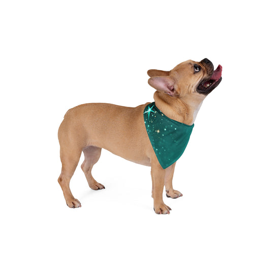 Starfilled Night Pet Bandana - Stylish Dog Accessory for Celebrations