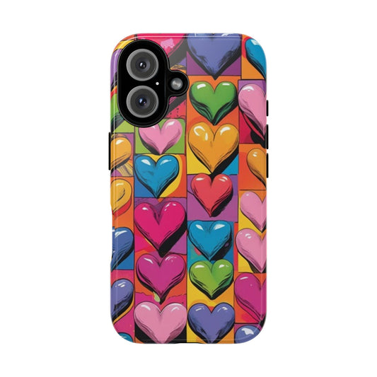 Pop Art Heart Phone Tough Cases