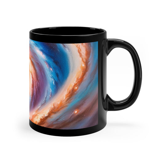 Colorful Universe Swirl Coffee Mug, Celestial Drinkware, Space Theme Mug, Cosmic Mug Gift, Universe Coffee Cup, Astronomy Lover's Present