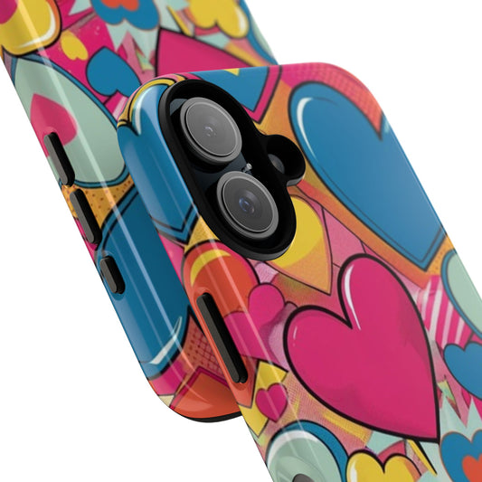 Colorful Art Heart Phone Tough Cases