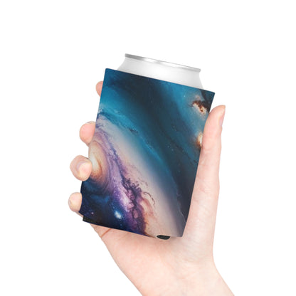 Galactic Can Cooler | Galaxy Drink Insulator, Beach Party Accessory, Camping Gear, Unique Gift for Space Lovers, Cool Beverage Holder