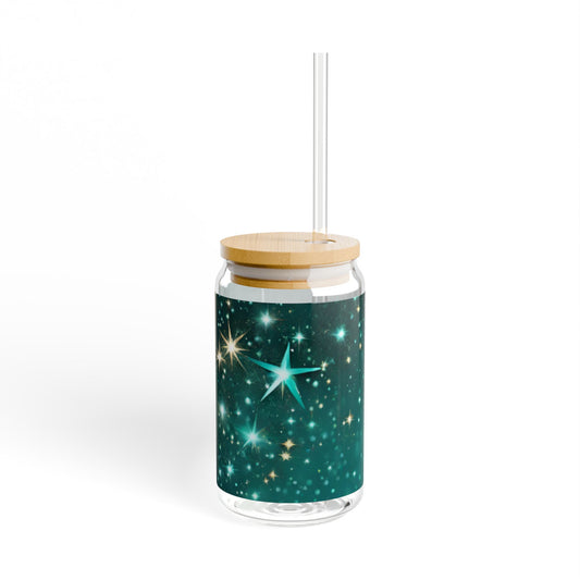 Starfilled Night Sipper Glass - 16oz Eco-Friendly Beverage Container