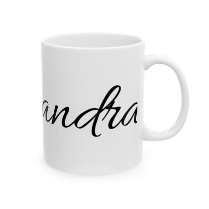 Alexandra Ceramic Mug - Custom Name Coffee Cup for Thoughtful Gift